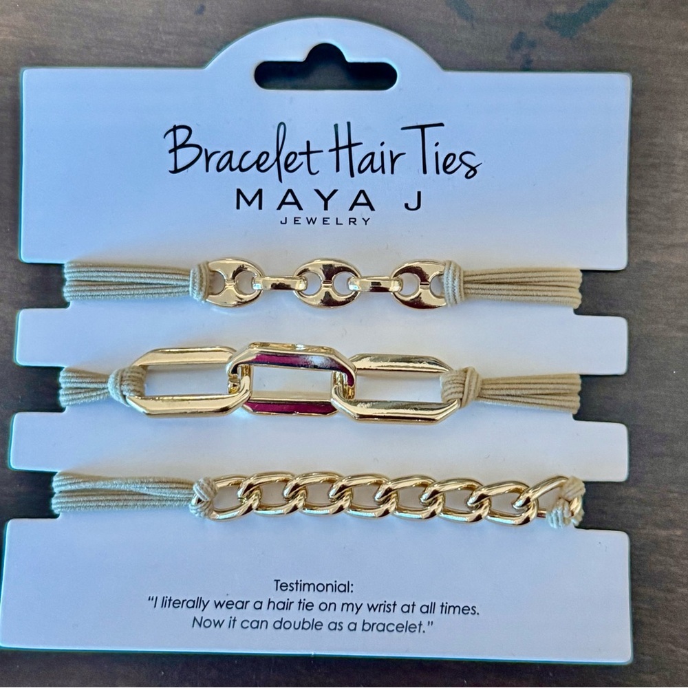 Maya J Bracelet Hair Ties
